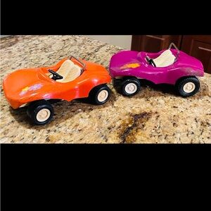 Vintage TONKA  60s 70s Toys Dune Buggy Purple Orange 7” Pressed Steel Cars